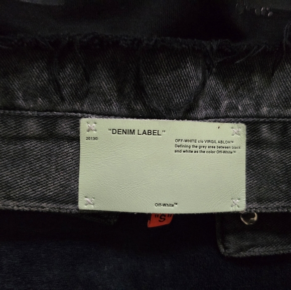 Virgil abloh off-white denim jacket - Picture 4 of 4